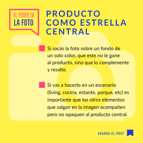 ¿Cómo es una buena foto de producto?