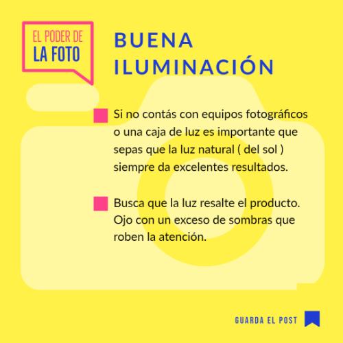 ¿Cómo es una buena foto de producto?